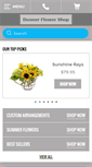 Mobile Screenshot of donnerflower.com
